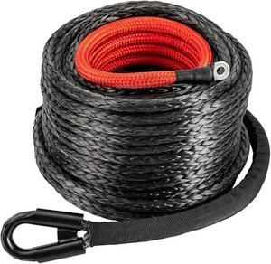Winch Rope Cable Line with Protective Sleeve 23809 LB - Picture 1 of 8