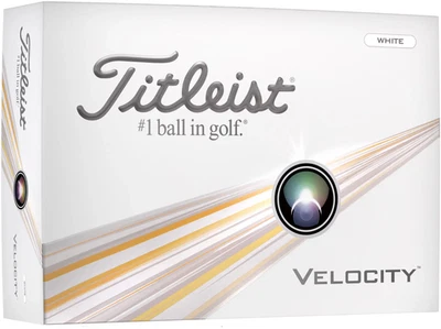 Titleist Velocity Golf Balls 12 Pack / White