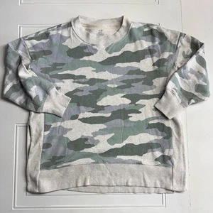 Sudadera Aerie Desert Camuflada De Gran Tamaño Cómoda Dobladillo Lateral Dividido Beige Tostado Talla Med - Imagen 1 de 7
