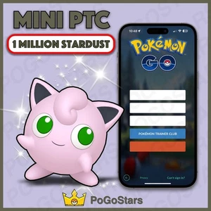 Pokémon PTC Go - Shiny Jigglypuff - 1M Stardust✨Read Description✨ - Picture 1 of 1