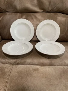 Mikasa Silver Moon CAP02 Set of 4 Rimmed Soup Bowls 9" Diameter - Picture 1 of 14