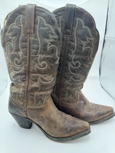 Laredo Access Westernstiefel Damen Größe 6 Braun Leder - Bild 1 von 5