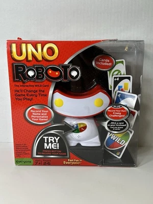 NEW Mattel Uno Roboto 2010 The Interactive Wild Card Uno Game NIB SF1 - Image 1 of 4