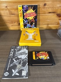 Shadow Squadron (Sega 32X) Complete CIB W/ Box & Manual Great Condition