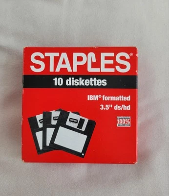 Disquetes Disquetes 3.5" IBM Formateado DS/HD Grapas Totalmente Nuevos Foto 1 de 4