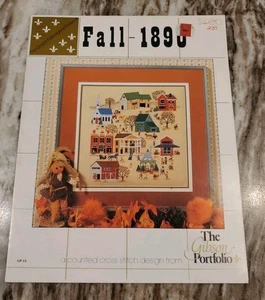 Fall 1890 The Gibson Portfolio Cross Stitch Pattern Chart - Picture 1 of 4