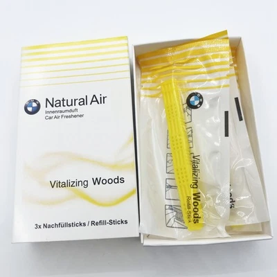 3x BMW 83122285673 Specialty Natural Air Freshener Refill