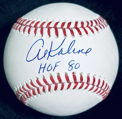 🔥 AL KALINE HOF 80 SIGNED BALL JSA WITNESSED CERT EXCELLENT CONDITION 🔥 - Image 1 of 2