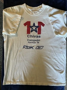 Vintage Reebok Chivas de Guadalajara Campeón 2006 T-Shirt Herren L/XL - Bild 1 von 13