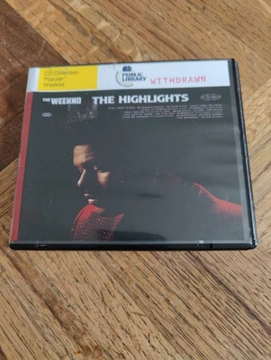 "The Highlights" by WEEKND (CD 2021) Ex-library FREE SHIPPING - Image 1 of 4