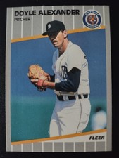 Doyle Alexander - Detroit Tigers- 1989 Fleer Baseball Card #128