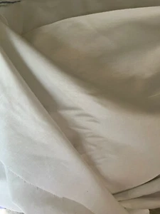 White Cotton Duck Canvas Fabric  58" Wide 100% Cotton BTY - Picture 1 of 3