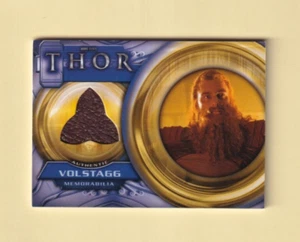 Thor Movie Upper Deck - 2011 Costume Memorabilia Card F10 Volstagg Ray Stevenson - Picture 1 of 2