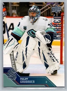 2021-22 Upper Deck Seattle Kraken Box Set #23 Philipp Grubauer Seattle Kraken - Picture 1 of 2