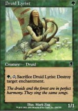 1x Druid Lyrist - Foil MTG Odyssey NM Magic Foil