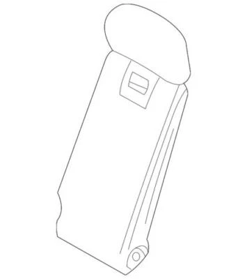 Conjunto reposabrazos trasero izquierdo original Ford Lincoln MKX 2011-2012 BA1Z-7867112-BC Foto 1 de 4