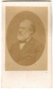 Cdv.Homme Célébre à identifier.Politique?Artiste?Poète?Albumen Photo Albuminée. - Imagen 1 de 2
