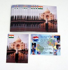 Lot of (25) 2000 Dart Pepsi Around the Globe Promo Card (P1) Taj Mahal Nm/Mt