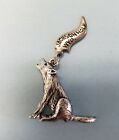 Vintage Sterling Silver 925 Howling Wolf Jackson Hole Wyoming Charm