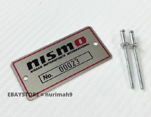 Nissan Nismo Aluminium JDM Emblem - Bild 1 von 4