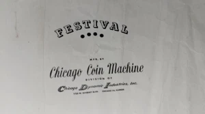 Original 1967 Chicago Coin Festival Pinball Schematics - Picture 1 of 6