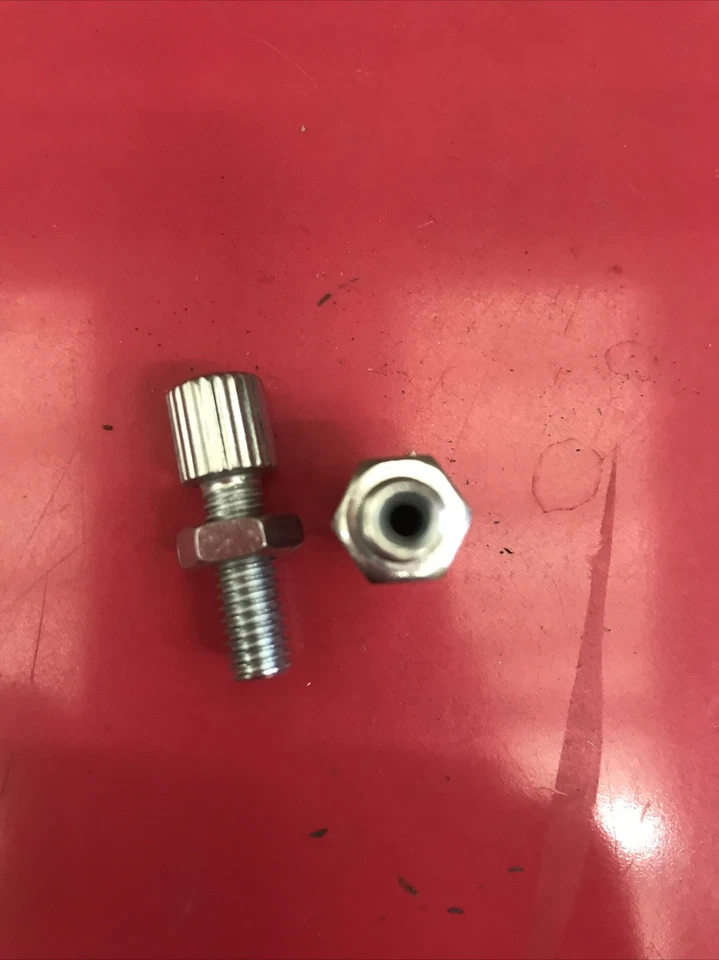 COPPIA REGISTRI M 6  LEVE FRENO FRIZIONE CICLOMOTORE UNIVERSALE PIAGGIO CIAO ECC - Immagine 1 di 1