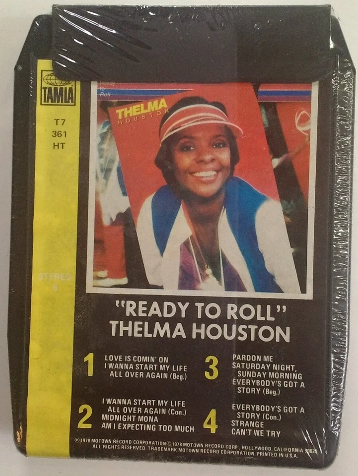 Thelma Houston 8 Track Tape NOS Rare VHTF Sealed Vintage 1978 Ready To Roll - Image 1 of 4