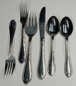 Reed Barton Oval Thread Flatware Lot 6 Pc - Picture 1 of 1