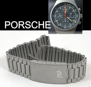 PORSCHE Lemania 5100 PVD CHRONOGRAPH Grey BRACELET ONLY 20mm - Picture 1 of 10