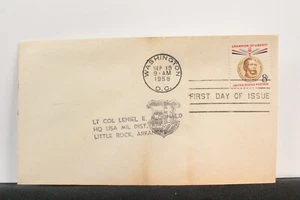 USPS First Day Issue #1118 – 1958 8¢ Lajos Kossuth Governor of Hungary  ST1345 - Picture 1 of 3