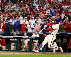 Bryce Harper 2022 Home Run Game 5 v Padres Philadelphia Phillies 8x10 MLB Photo - Picture 1 of 1
