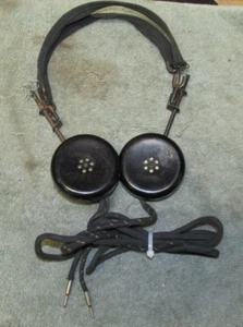 Antique Set Of Radio Headphones, C.P. Cannon Chief #21 - Picture 1 of 3