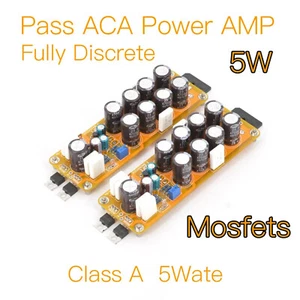 1pair Pass ACA Fully MOSFETs 5W Class A Power Amplifier- Finished Board - Picture 1 of 12