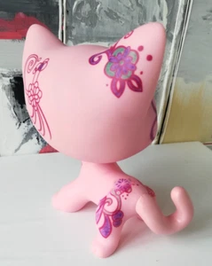 Jumbo LPS Kurzhaar Katze - Authentische Hasbro Deco Littlest Pet Shop Pet 12 cm - Bild 1 von 11