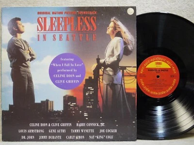 Sleepless in Seattle O.S.T 1993 LP Picture W/Insert EX+ ~ NM- Celine Dion - Image 1 of 4