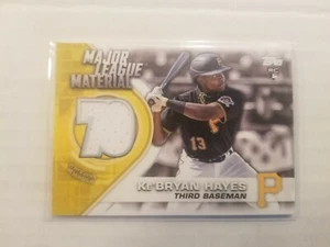 Camiseta deportiva Topps Update 2021 material de las Grandes Ligas reliquia Ke'Bryan Hayes RC #MLM-KH - Imagen 1 de 1