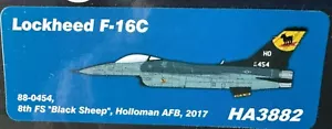 NIB 1/72 Hobby Master HA3882 F-16C 8th FS Black Sheep 2017 - Picture 1 of 4