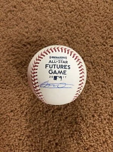 Toronto Blue Jays Vlad Guerrero Jr. Autografiado ROMLB- JSA Future Game Ball - Imagen 1 de 2