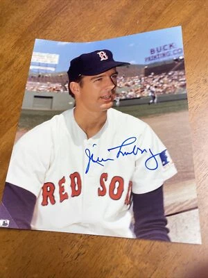 Jim Lonborg Boston Red Sox Signed Autographed Vintage 8x10 Photo - Image 1 of 2