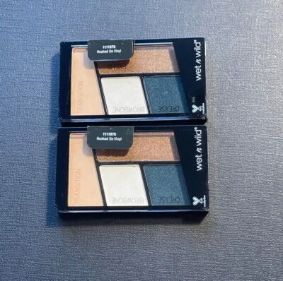 2x Wet n Wild Color Icon Eyeshadow Quads #343B Hooked On Vinyl - Image 1 of 3