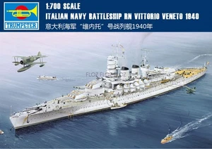ITALIAN NAVY BATTLESHIP RN VITTORIO VENTO 1940 1/700 ship for Trumpeter kit - Picture 1 of 9