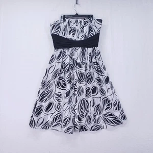 Abito corto tubino senza spalline White House Black Market taglia 8 floreale festa  - Foto 1 di 13