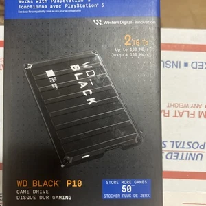 Western Digital WD Black P10 Game HDD Drive 2TB for PS5 - Photo 1/9