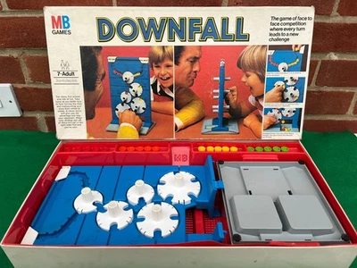 Vintage Downfall Board Game 1977 Long Box Edition MB Games Retro Toy - Complete - Image 1 of 4