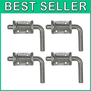 Stainless Steel Spring Latch Set, 4 Pack - Picture 1 of 3