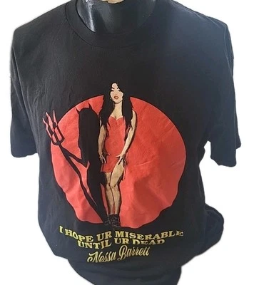 Camiseta negra Nessa Barrett I Hope Ur Miserable Until Ur Dead XL PS Foto 1 de 4