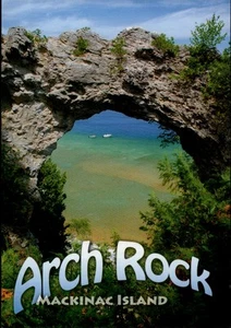 Mackinac Island,MI Arch Rock Michigan Postcard - Picture 1 of 2