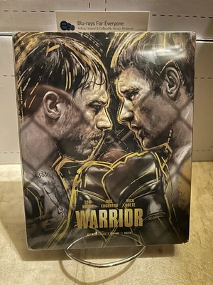 Warrior 4K SteelBook UHD Blu-ray Best Buy [2011] No Dent - Crack Plastic Slip Foto 1 de 4