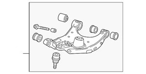 Genuine GM Rear Passenger Side Lower Control Arm 15853187 - Picture 1 of 3