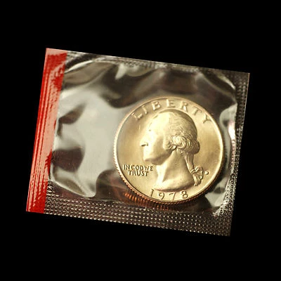 1978 D  Washington Quarter ~ Uncirculated in Cellophane from Mint Set - Image 1 of 2